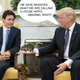 Image for article titled 44 Very Disrespectful Photoshops of Trump's Canadian Handshake That We in No Way Condone